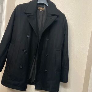 Merona Men's Classic Black Pea Coat